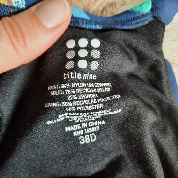 Title Nine Metis Underwire Tankini Top - Picture 12 of 14